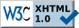 XHTML logo
