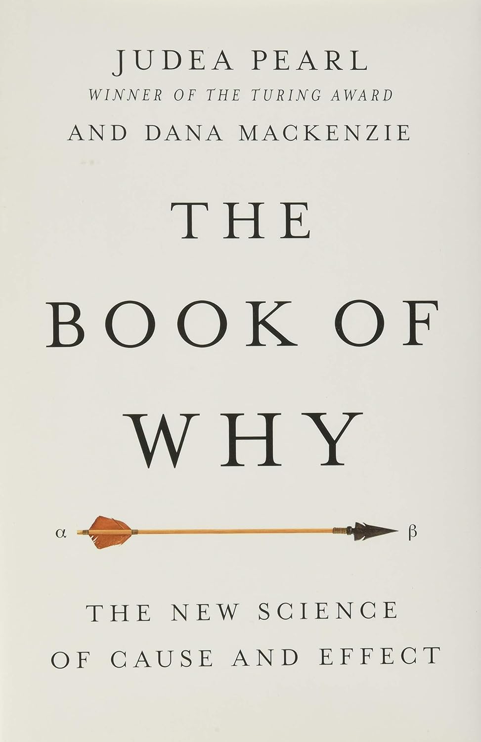 Cover of 'The Book of Why' by Judea Pearl and Dana Mackenzie
